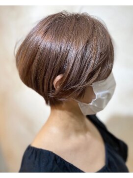 ヘアーリゾートガーデン 南林間店(Hair Resort Garden) ショートボブ/チョコレートアッシュ/エフラージュカット