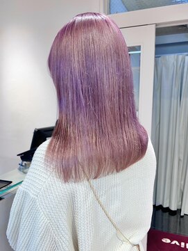 ネオリーブ チロル 横浜西口店(Neolive CiroL.) 春色ピンクラベンダー：ハイトーン