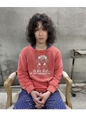 ジェンダーレスヘア×グランジ風スパイラルパーマ