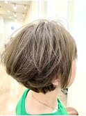 コンパクトなふんわりボブ