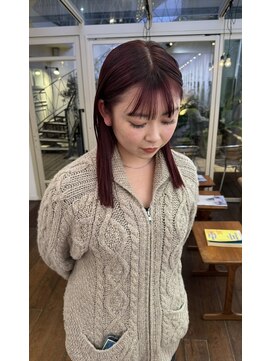 メイクス 表参道(MAKE'S omotesando) レッドカラー/赤髪【石坂】