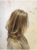 白髪ぼかしハイライト