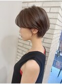 ★20代30代40代フルバング似合わせカットインナーグレージュ銀座