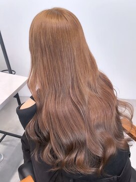 フォルテ ティアラ 横浜店(FORTE TIARA) 透明感ピンクベージュ/ブリーチなしWカラー/髪質改善カラー