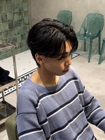 ゼスト リル 新宿(ZEST lill)&nbsp;ニュアンスパーマ 毛流れパーマ メンズパーマ 新宿