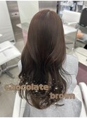 チョコブラウン 透明感カラー 8トーンカラー ワンホンヘア