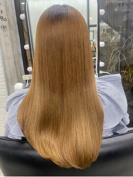 プリンシペ(PRINCIPE) ブリーチ縮毛矯正カラー超音波トリートメント（縮毛矯正ver）