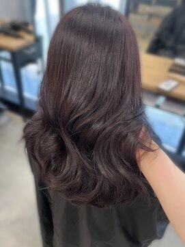 アリュウル 表参道(ALLURE) ワインレッド×レイヤーカット