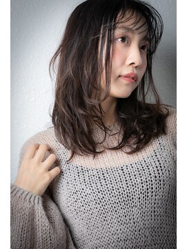 カバーヘア ブリス 北浦和(COVER HAIR bliss) □黒髪レイヤーカット毛先パーマウェットヘア415北浦和20代30代