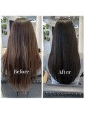 うる艶♪髪質改善ストレート