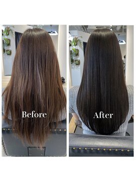 ロジ イン トゥバレー(LOWG in TOWVALLEY) 髪質改善ストレート【酸性ストレート】【縮毛矯正】