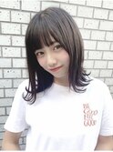 外ハネボブ×ビターチョコレート【可愛いヘア専門店Lilme】