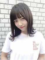 リルミー ミュエナ 大須 矢場町(Lilme myuena)&nbsp;外ハネボブ×ビターチョコレート【可愛いヘア専門店Lilme】