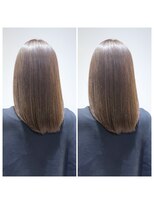 ニューヨークニューヨーク 阪急高槻店(NYNY)&nbsp;ブリーチなしダブルカラー透明感オリーブグレージュ20代30代