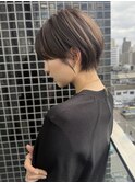 大人可愛い30代40代50代ショート/顔まわりカット/福岡天神