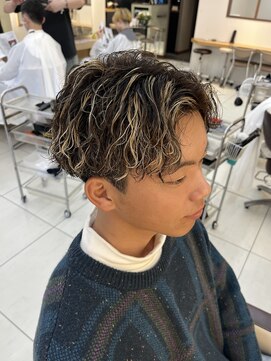 ゼンコー アオヤマ(ZENKO Aoyama) ツイストスパイラルセンターパートハイライト