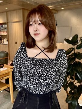 ゼストプラス(ZEST plus) 【DAN】柔らかく垢抜けるヘーゼルボブ