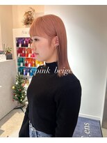 アヴァンスアンス 広島袋町店(AVANCE.ens)&nbsp;ピンクベージュ/ミディアムボブ