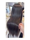 ブルーカラー/ネビージュ/ダブルカラー/髪質改善/インナーカラー