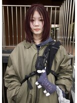 イェン(Yen.)&nbsp;ボルドーカラー フェイスレイヤーボブ