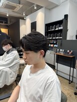 アロー 船橋店(AROH) MEN’S/リバースセンターパート/ニュアンスパーマ/船橋