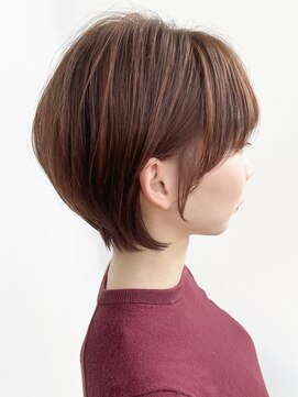 サラジュ 仁川店(SARAJU) 【ショート得意】似合うショート×ハイライト×ボルドーカラー