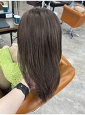 【柔らか透明感】ベージュブラウンカラー