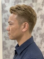 荘司調髪所 王道ツーブロックゴールド!