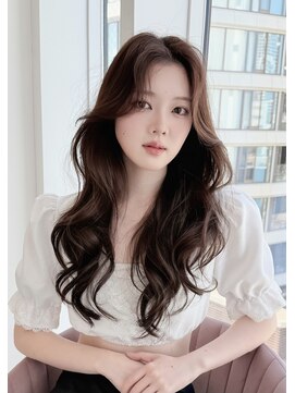 レミエ ダイカンヤマ(lemiie) 艶のあるあるブラウンカラー×韓国レイヤーカット