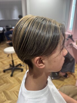 ヘアアートディックス 土気店(Hair Art dix) メンズアンブレラかfらー