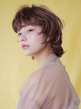 ピークアブー アヴェダ ギンザシックス(PEEK-A-BOO AVEDA GINZASIX) レイヤーショート×ニュアンスパーマ