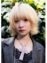 ソレイユトウキョウシブヤ(SOLEIL TOKYO shibuya) ホワイトブロンドレイヤーボブ