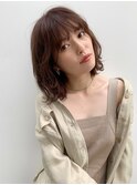 【MILK/MURIEL macoto】ココアブラウンマッシュウルフ