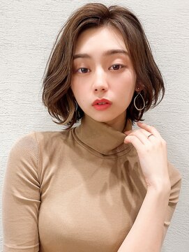 ラルユー 金山(LallYou) 前髪/ラベンダーカラー/イメチェンヘアスタイル/ボブ/2way