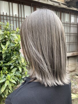 コレット ヘアー 大通(Colette hair) ☆ハイトーンシルバーグレー☆