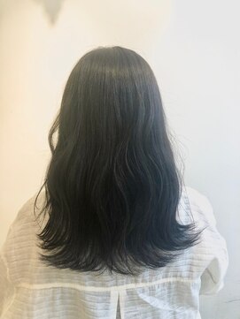 オーガスト ヘア ネイル(AUGUST hair nail) 暗髪ブルーブラック