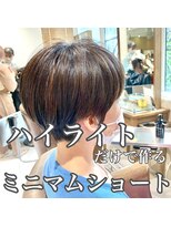 ネオリーブエム(Neolive em;)&nbsp;ハイライトで作るミニマムショート☆