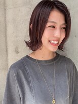 ムイミ(muimi)&nbsp;【大人可愛い外はねボブ☆】似合わせカット/透明感カラー