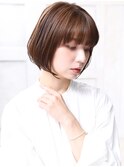 大人可愛い20代30代40代小顔 ショコラベージュ E2