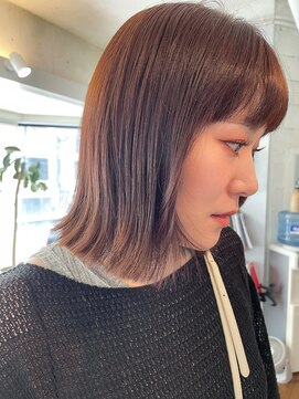 ア セカンド 清藤美容室第弐號(a sekand) オイルカラーでツヤ髪ベージュカラー