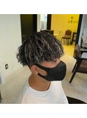 滋賀、南草津、メンズ美容室、波巻きツイストスパイラルパーマ