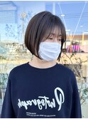 大人のショートボブスタイル
