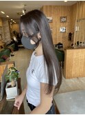 黒艶straight ［亀戸/錦糸町/新小岩/髪質改善/ダブルカラー］