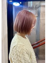 ペネロープ(Penelope)&nbsp;ショートボブ/ベビーピンク/ブリーチ