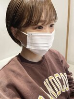 ヌークバイラヴェスト 四日市(neuk by lovest)&nbsp;顔まわりカット×ショートボブ