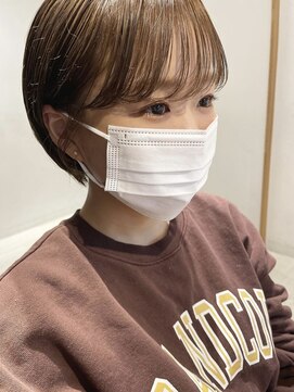 ヌークバイラヴェスト 四日市(neuk by lovest) 顔まわりカット×ショートボブ