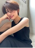 【ROSE】大人ショートボブ_前髪なしショート_丸みショート_F