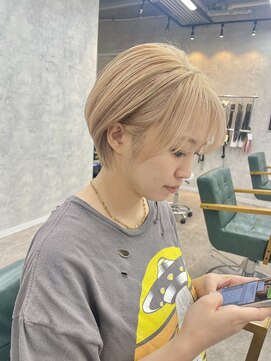 リミットバイアフィナー 大宮店(limit by Afinar) ショート/マッシュショート/ケアブリーチ／抜きっぱなし