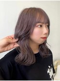 ブリーチありの透け感ラベンダーベージュ！！TS-18