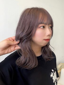 バイオレット ナゴヤ(Violet Nagoya) ブリーチありの透け感ラベンダーベージュ！！TS-18